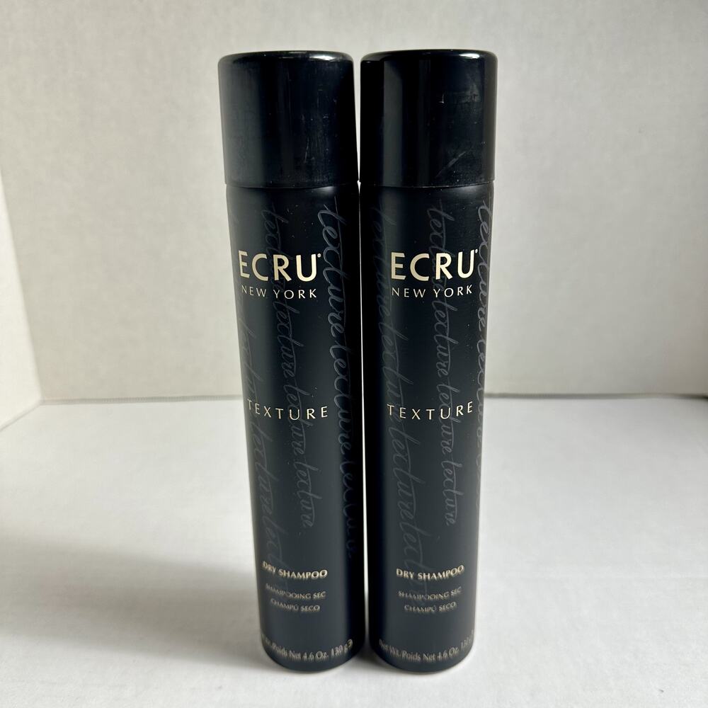ECRU New York Texture Dry Shampoo 4.6 Oz/ 130 g, Set Of Two NEW